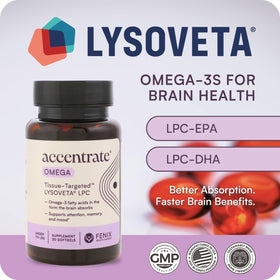 Accentrate Omega MAX LYSOVETA LPC photo de la boîte ouverte