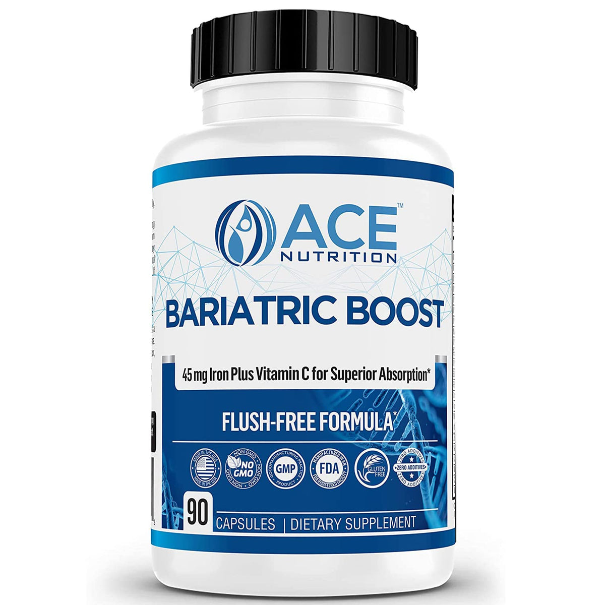 ACE NUTRITION Multivitamine Bariatric 90 Capsules vue de face