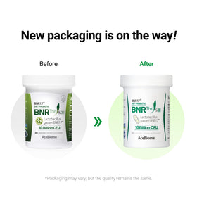 AceBiome BNRThin S30 capsules sur une table