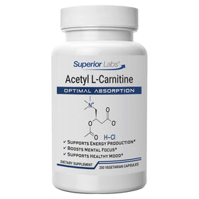 Acetyl L-Carnitine 500 mg quality Labs 200 capsules végétales