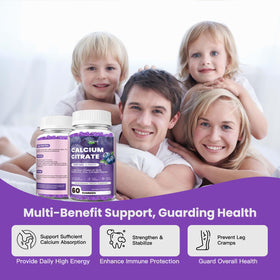 ACEYO Calcium Citrate Gummies natural fruit flavor
