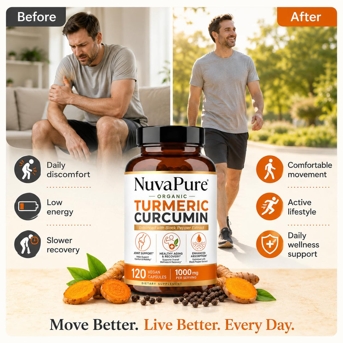 Achuhue Curcuma Curcumin 100g avec des ingrédients naturels