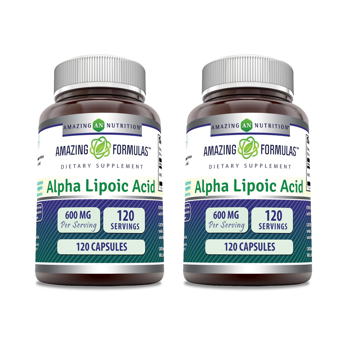 Acide Alpha Lipoïque 600 Mg Amazing Nutrition - paquet avant