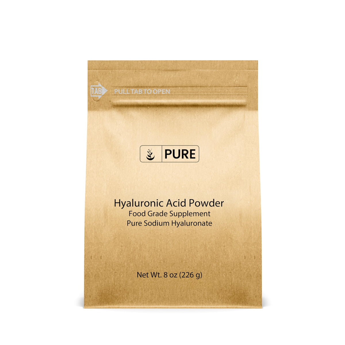 Acide Hyaluronique en Poudre PURE ORIGINAL INGREDIENTS 230g vue avant