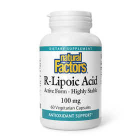 Acide R-Lipoïque Natural Factors 60 capsules vue de face