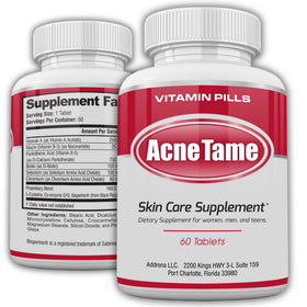 Acnetame complément alimentaire anti-acné 118g avant de l'ouvrir