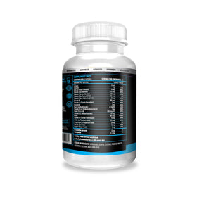 ACTIF Multivitamine Homme 70+, étiquette avec ingrédients