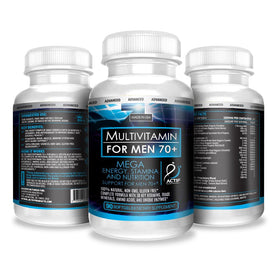 ACTIF Multivitamine Homme 70+, vue latérale du produit