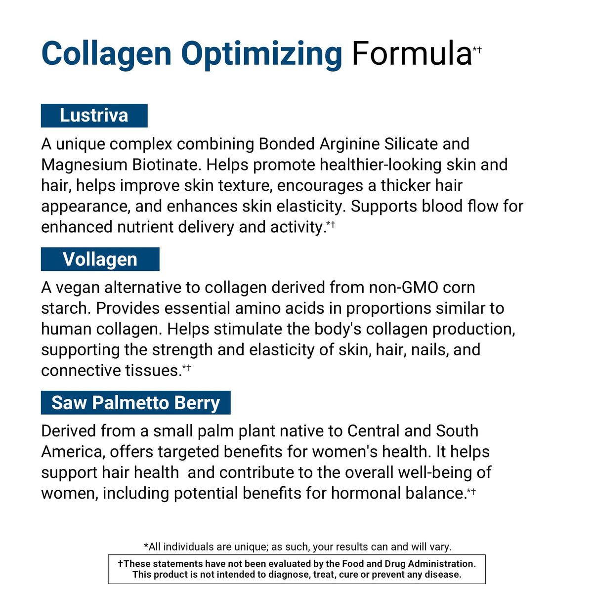 ACTIVATEDYOU BioCollagen Complex arrière de la boîte