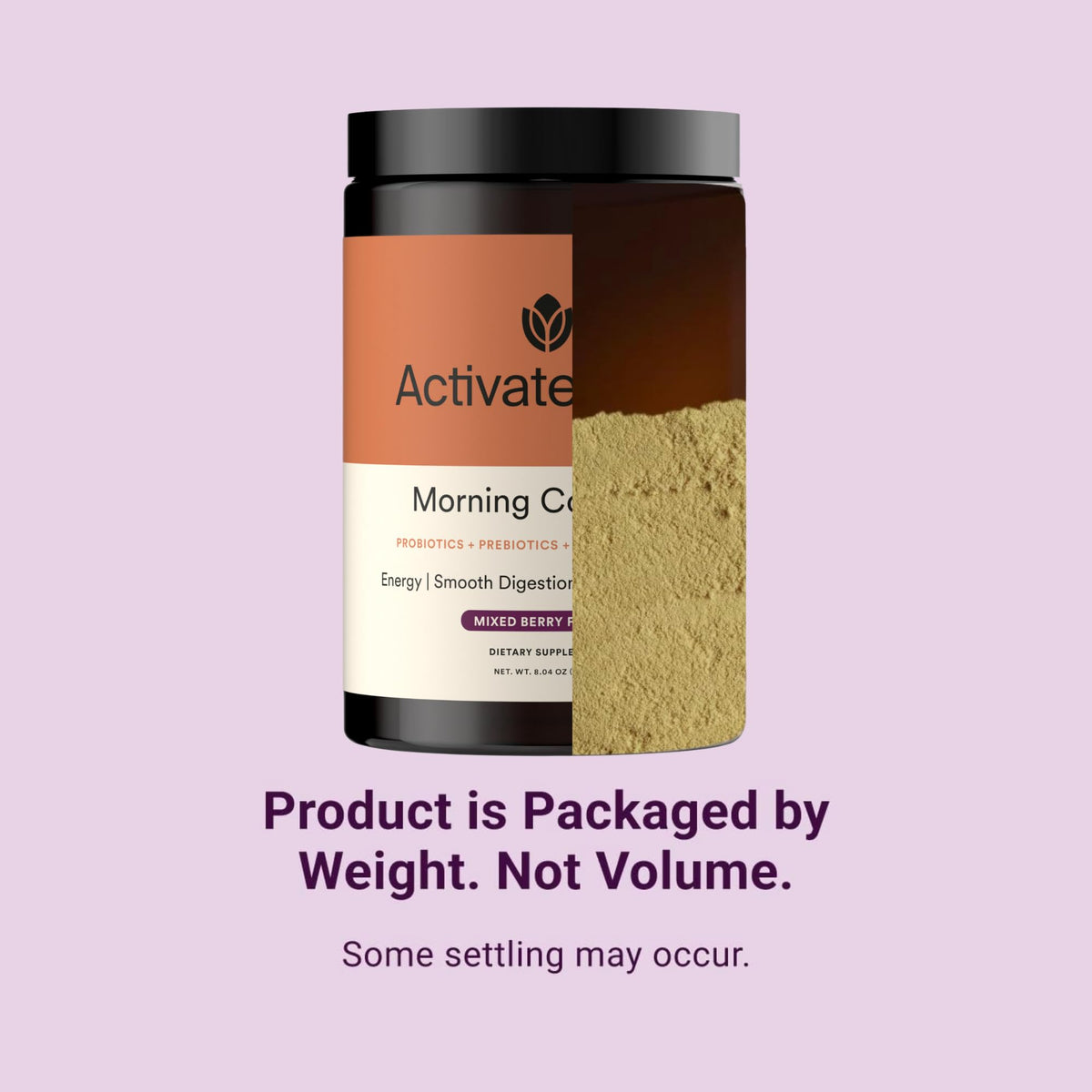 ACTIVATEDYOU Poudre de Super-aliments Verts 3 Paquets avec fruits frais