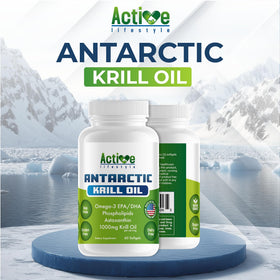 Active Lifestyle huile de krill 1000mg vue de dos