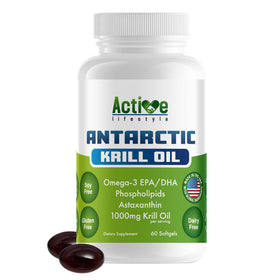 Active Lifestyle huile de krill 1000mg vue de face