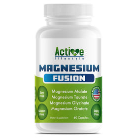 Active Lifestyle Magnesium Fusion 4X complexe 200mg devant