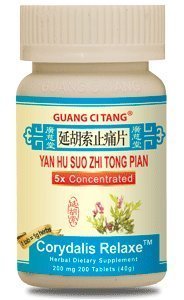 ActiveHerb Yan Hu Suo Zhi Tong Pian 200 pilules en bouteille