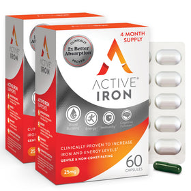 ACTIVEIRON Complément Alimentaire Fer 25mg - Boîte vue de face