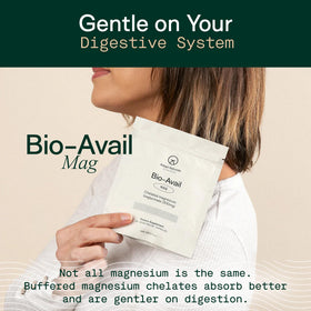 ADAPT NATURALS Magnésium Glycinate capsules avec des ingrédients naturels en arrière-plan
