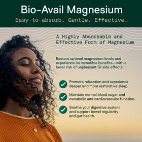 ADAPT NATURALS Magnésium Glycinate capsules sur fond blanc