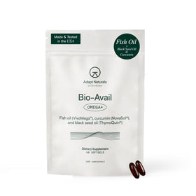 ADAPT NATURALS Omega 3 Huile de Poisson 1500mg, boîte avant