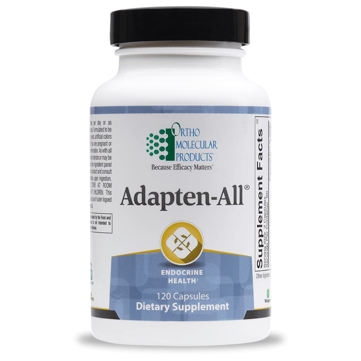 Adapten-All 120ct Ortho Molecular Products vue avant avec étiquette