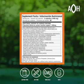 ADAPTOHEAL Circuheal Ginkgo Biloba capsules vue de près