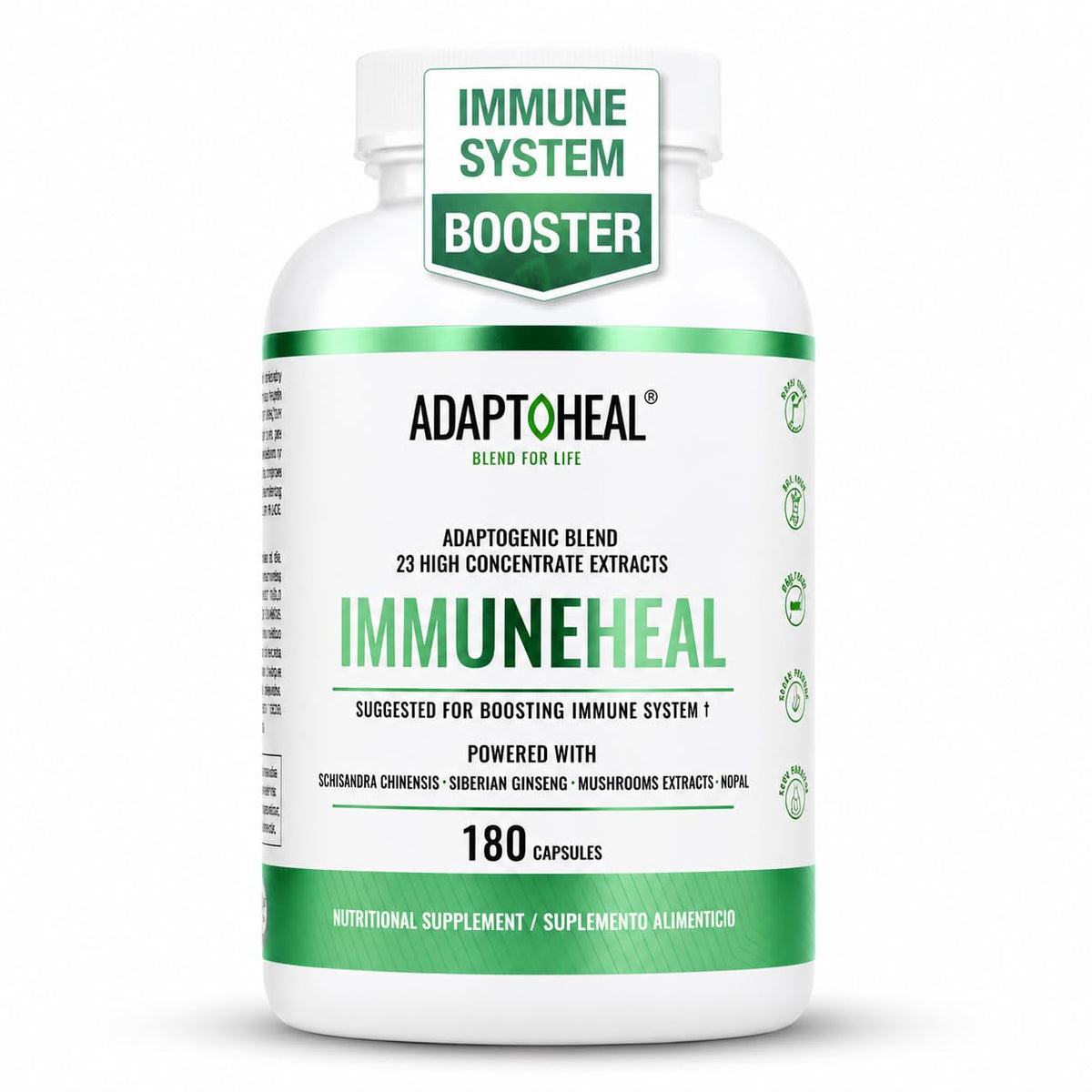 ADAPTOHEAL daily wellness 180 capsules vue de face