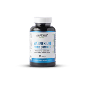 ADAPTOHEAL Magnésium Glycinate, Malate et Citrate 90 capsules vue de face