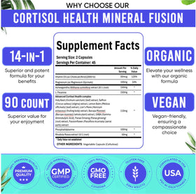 Adndale Compléments Alimentaires Cortisol Femme - vue des capsules