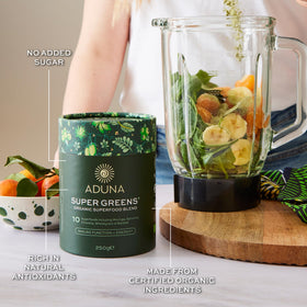 Aduna Mélange de Super Greens Bio 250g - détails des ingrédients