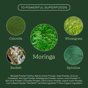 Aduna Mélange de Super Greens Bio 250g - utilisation dans un smoothie