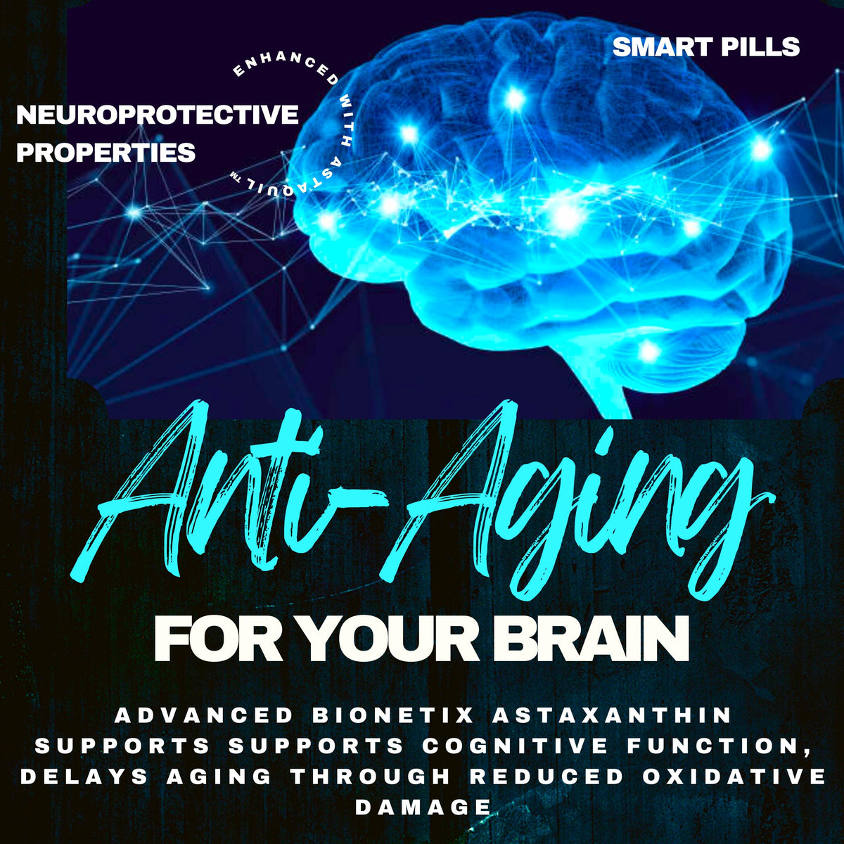 Advanced Bionetix AstaQuil™ Astaxanthin 12mg gélules à l'intérieur du flacon
