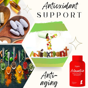 Advanced Bionetix AstaQuil™ Astaxanthin 12mg gélules avec noix de coco