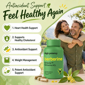 Advanced Bionetix Berbérine 1500mg 180 capsules côté