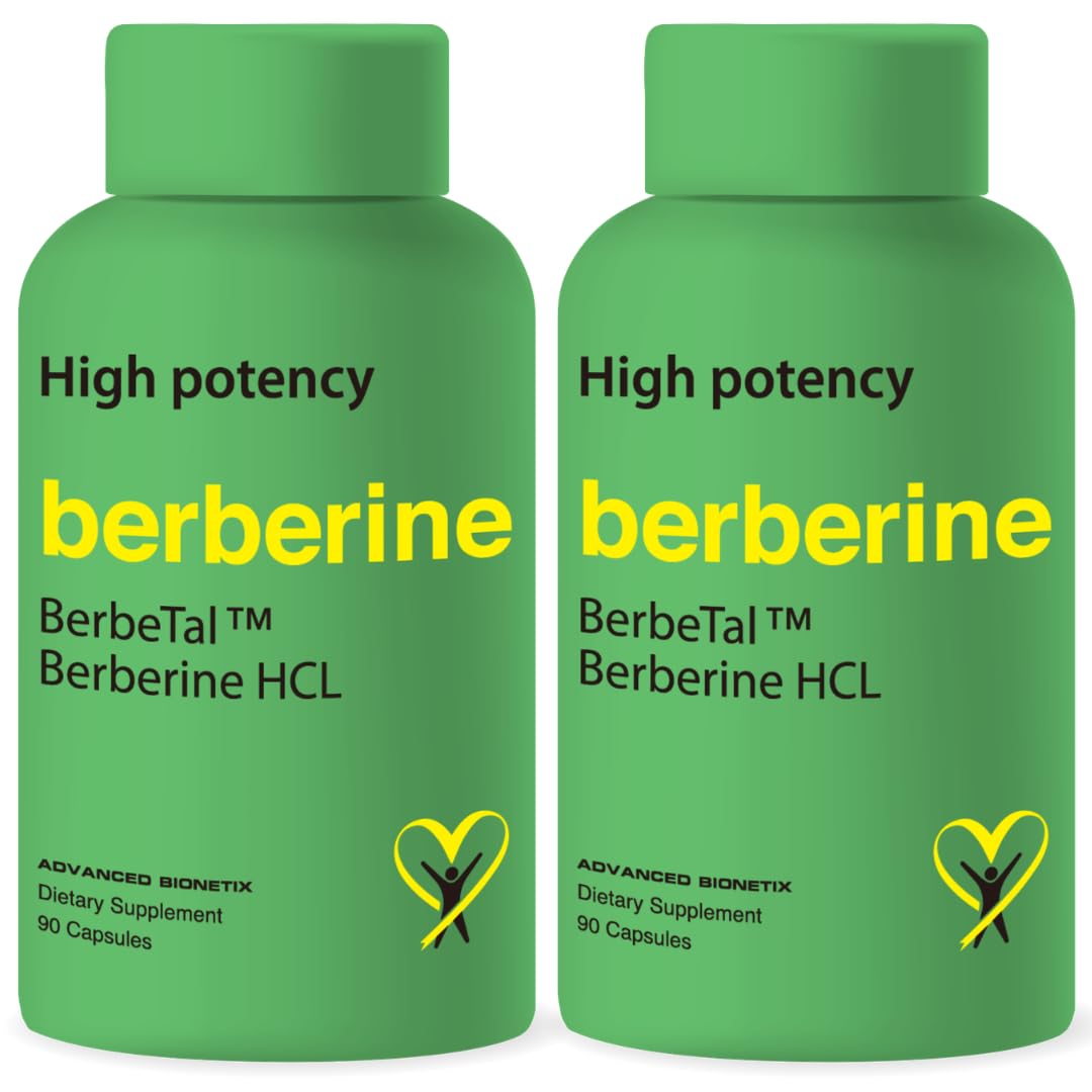 Advanced Bionetix Berbérine 1500mg 180 capsules face avant