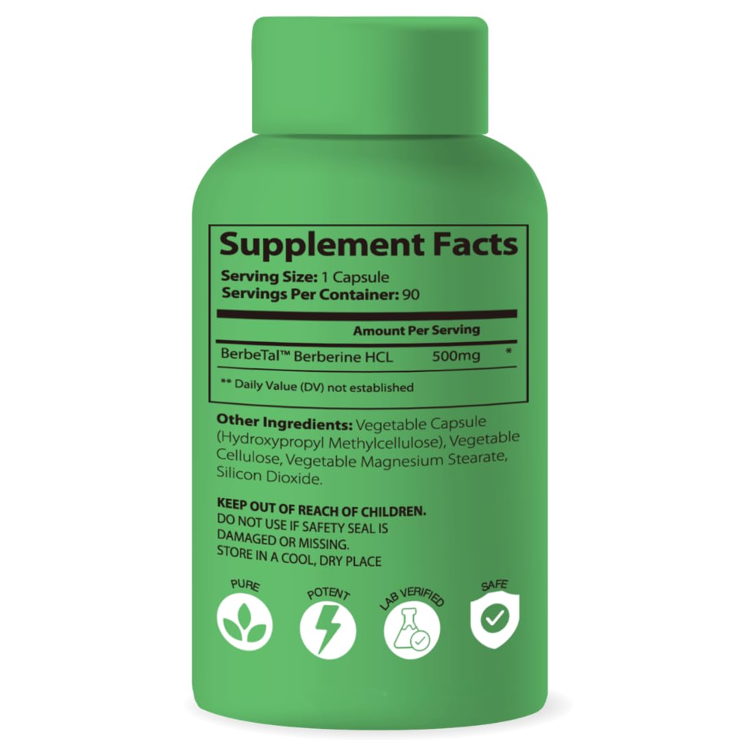 Advanced Bionetix Berbérine 1500mg avec vue sur le produit