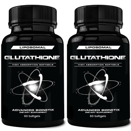 Advanced Bionetix Liposomal Glutathione 850mg gélules front view