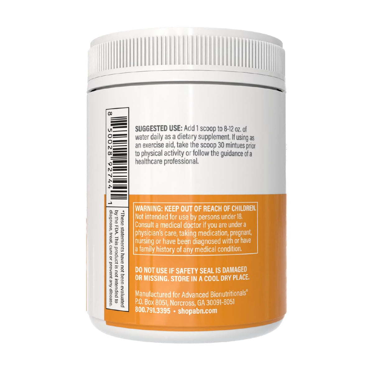 Advanced Bionutritionals Amino Powder ingredients list