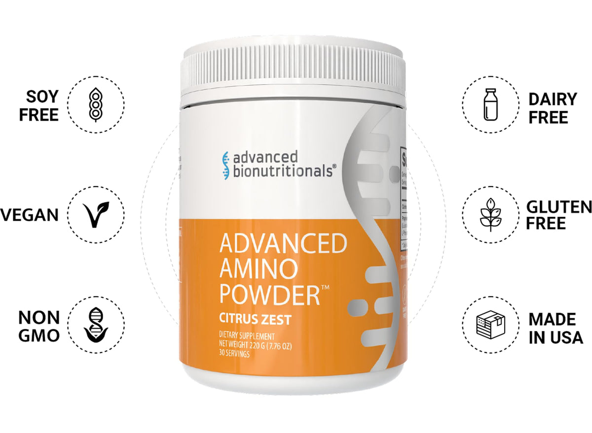 Advanced Bionutritionals Amino Powder serving suggestion