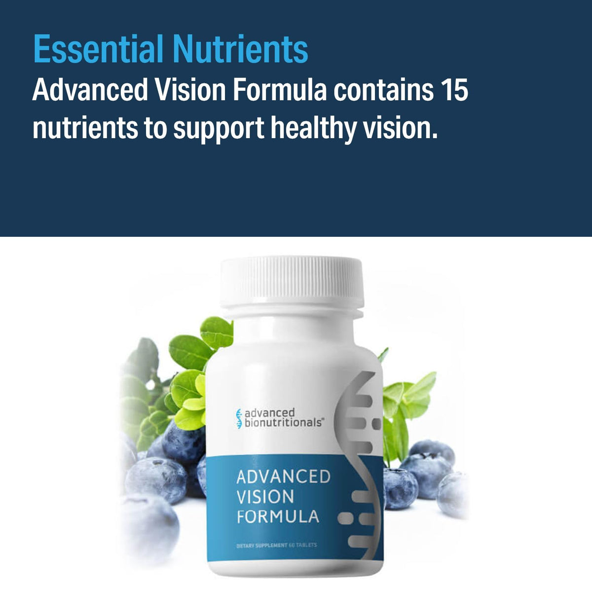 Advanced Bionutritionals Complément Alimentaire Vision dans un cadre de vie
