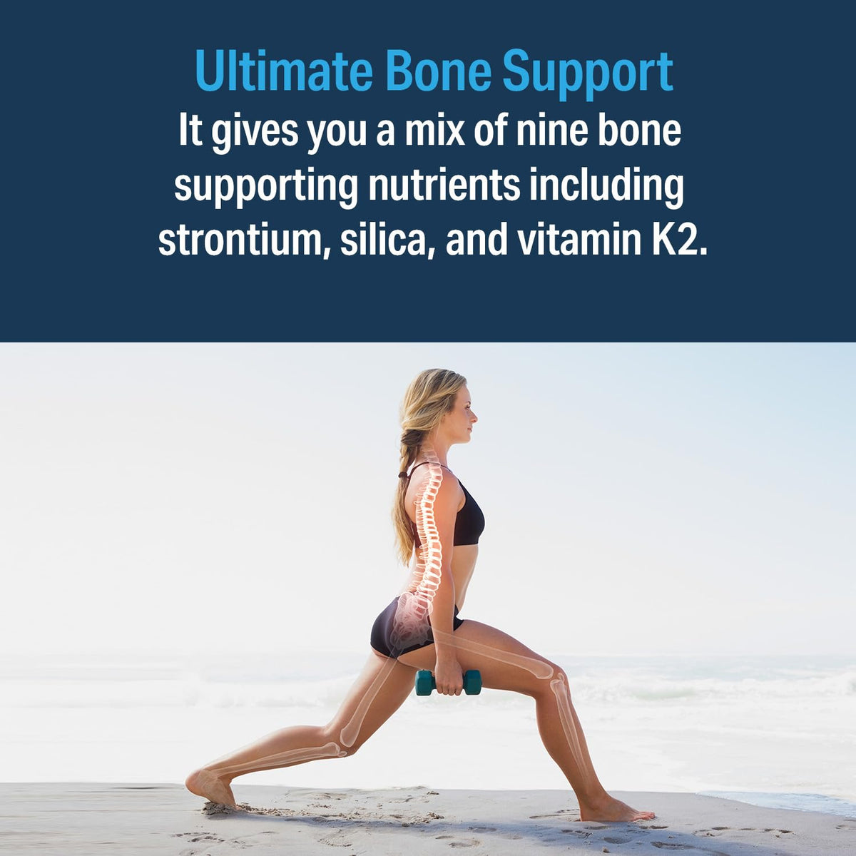 Advanced Bionutritionals Soutien Osseux 60 Comprimés, emballage ouvert