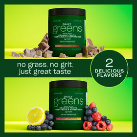 AdvoCare Daily Greens poudre dans une cuillère