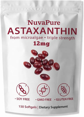 Aelyafle Astaxanthin 12 mg gélules, flacon de 150 unités
