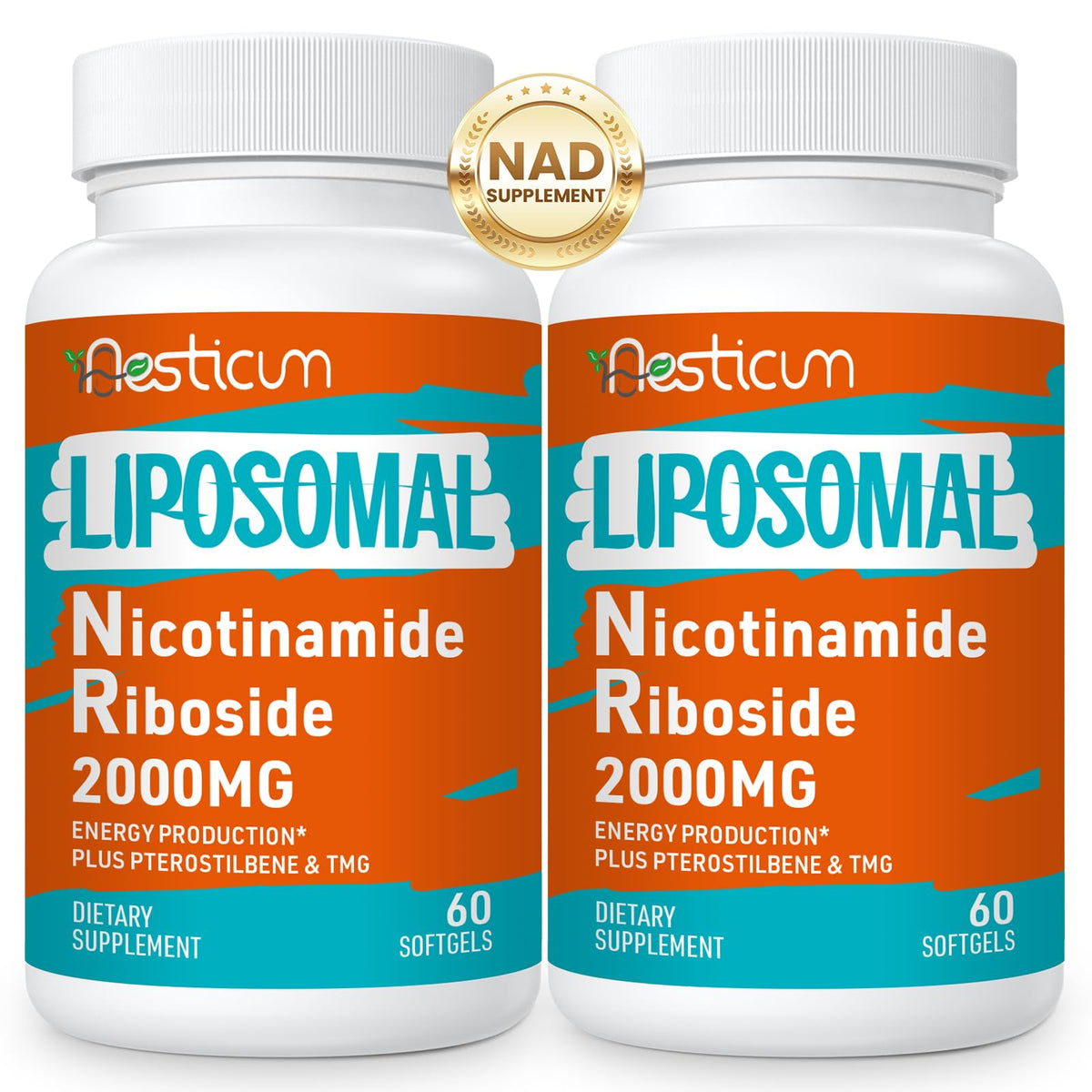 Aesticum Nicotinamide Riboside 2000mg boîte de softgels vue de face