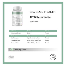 Affichage des capsules daily wellness Rejuvenate dans un environnement naturel