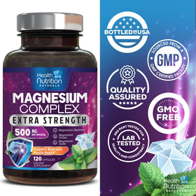 Affichage des capsules de magnésium dans un environnement de vie
