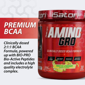 Affichage des ingrédients de la poudre BCAA iSatori