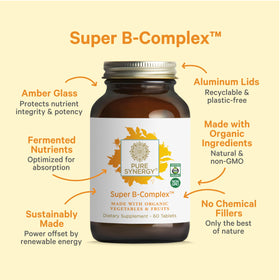 Affichage des ingrédients de PURE SYNERGY B-Complex