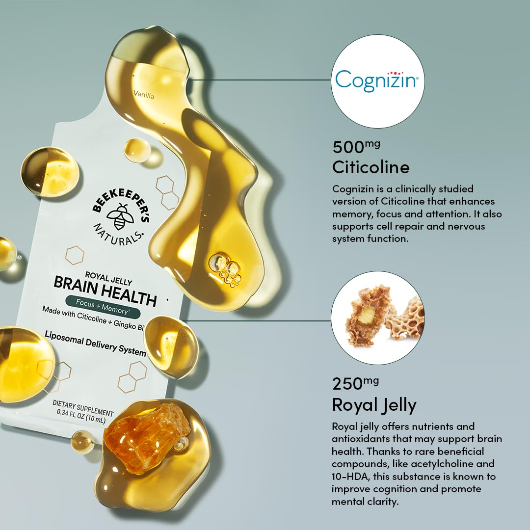 Affichage des sachets liposomaux Beekeeper's Naturals