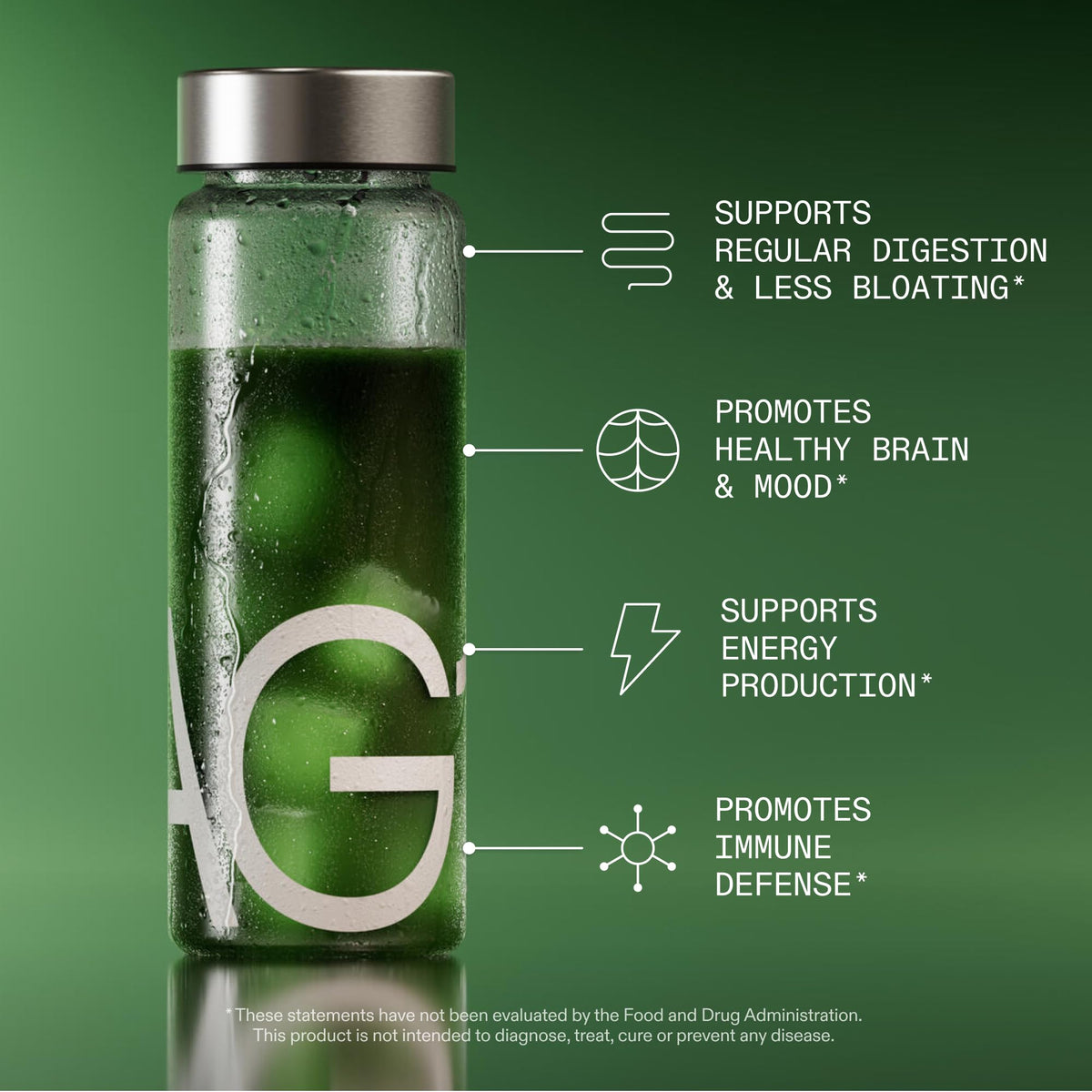 AG1 Multivitamine et Probiotique shaker et sachets de voyage