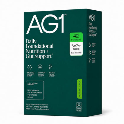 AG1 Poudre de légumes sachets pratiques vue de face