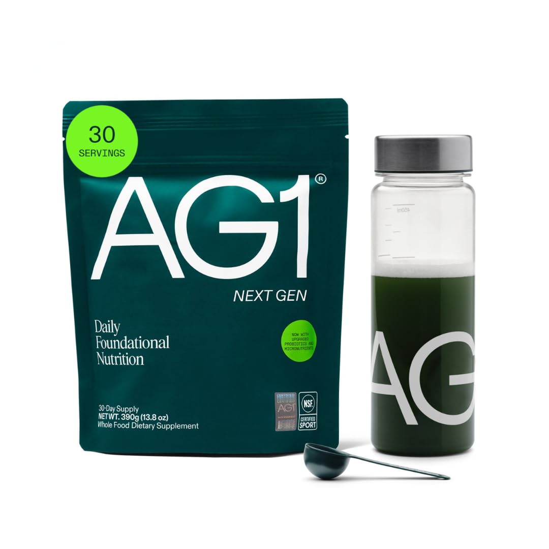 AG1 Poudre de Superaliment 1220g avec shaker et cuillère